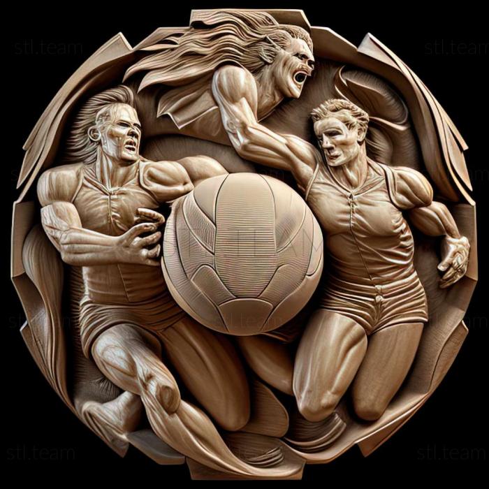 3D модель Гра IHF Handball Challenge 14 (STL)